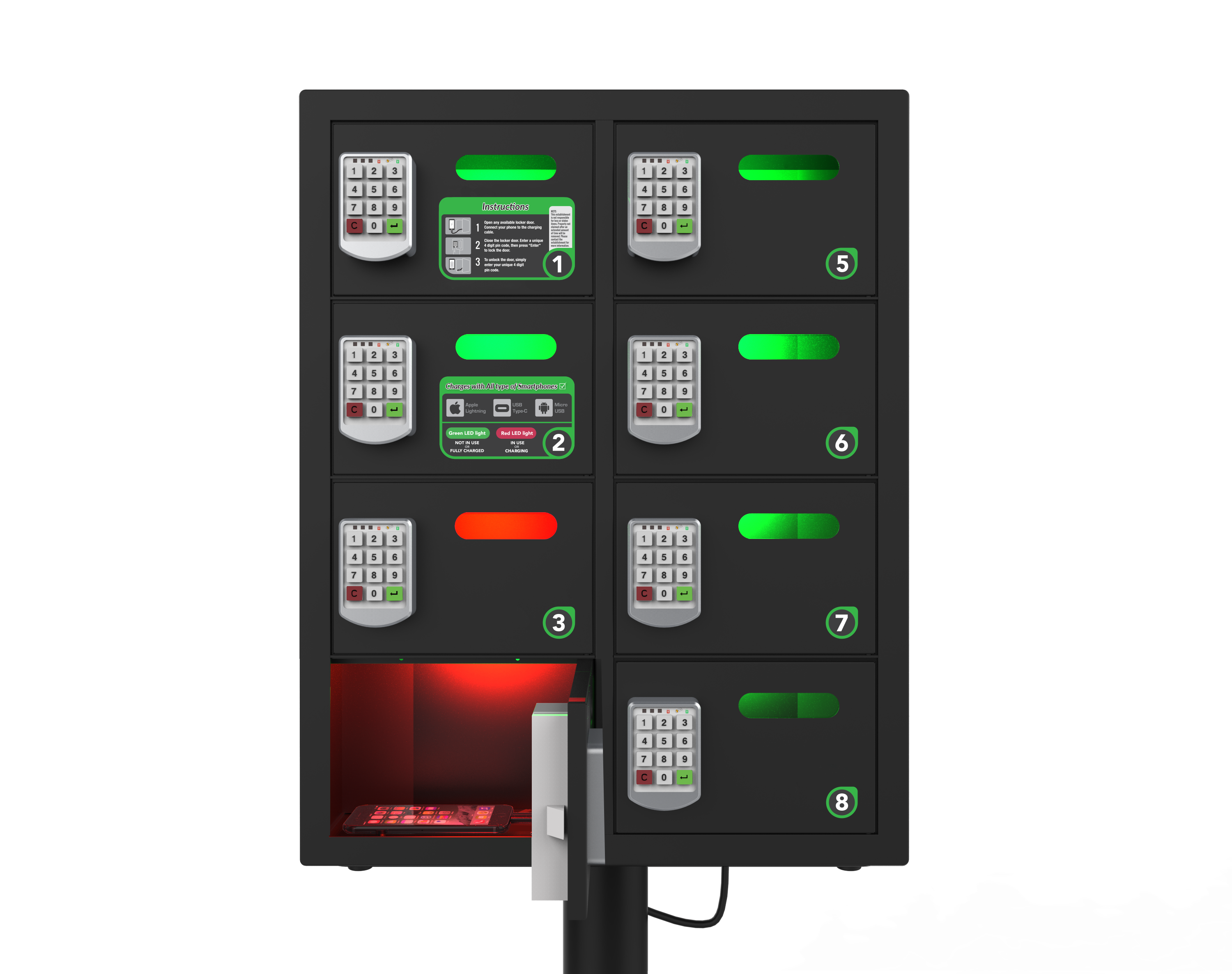 Kidigi Phone Charging Locker Efficient Multiple Device Charger