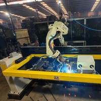 Positionneur de soudage robotisé à 3 axes de type H, axe externe pour le soudage automatique de pièces par arc