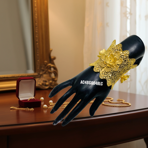 ขายร้อนใหม่หนึ่งกรัมทองชุบกำไลเครื่องประดับออกแบบแฟชั่นสตรี - Product Image 4