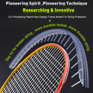 Whizz S--SWORD sợi carbon thiết kế mới có thể bảo vệ chuỗi và khung sơn bảo vệ cầu lông vợt - Product Image 4