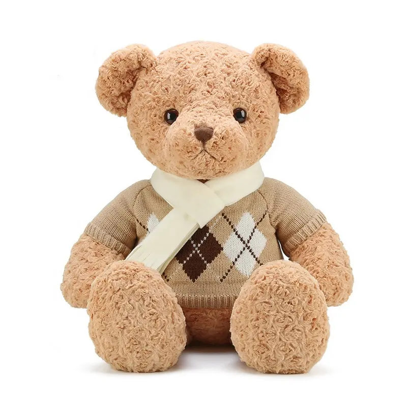 Bán Buôn Trẻ Em Đồ Chơi Thú Nhồi Bông Plush Fleece Vải Bông Bé Đồ Chơi Teddy Bear