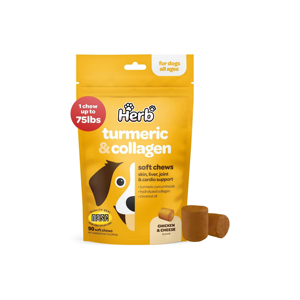 Complément alimentaire pour chiens OEM ODM - Soulagement des douleurs articulaires chez le chien - Glucosamine, chondroïtine, curcuma, comprimés à mâcher souples - Product Image 1