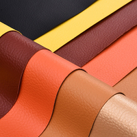 Deux Litchi Texture 0.7mm Relief Tricoté Dos Vinyle Tissu Faux Synthétique PVC Cuir Rouleau pour Canapé Sacs Chaise Siège De Voiture