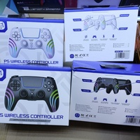Manette sans fil OEM avec volant de jeu et moteur de vibration, bouton turbo, gyroscope six axes pour PC