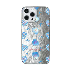 Coque de téléphone de luxe mignonne en laser rose en forme de cœur avec effet d'ondulation d'eau pour Vivo y20 y30 iqoo u1x Y12A Y20T - Product Image 6