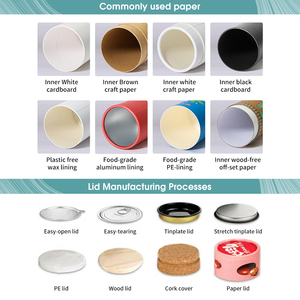 Envase Ecológico <span class=keywords><strong>de</strong></span> <span class=keywords><strong>Papel</strong></span> <span class=keywords><strong>Kraft</strong></span> para Bálsamo Labial, Envase para Rubor Sólido y Desodorante - Product Image 5