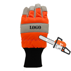 Gujia Personal Protective Leather Anti <strong>Chainsaw</strong> Cut Resistant Work <strong>Gloves</strong> Hands Safety Protection <strong>Chainsaw</strong> <strong>Gloves</strong> for Sale - Product Image 1