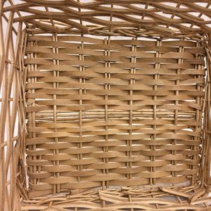 Petit panier en rotin naturel tressé pour œufs de Pâques, bonbons, cadeaux de Noël, ou rangement pour baby shower - Product Image 4