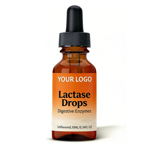Suplemento Alimenticio Vegano para Adultos, Mejora la Intolerancia, Probióticos, Aceite Líquido, 20,000 Unidades FCC, Gotas de Lactasa de Acción Rápida, Alivio de Lácteos - Product Image 1