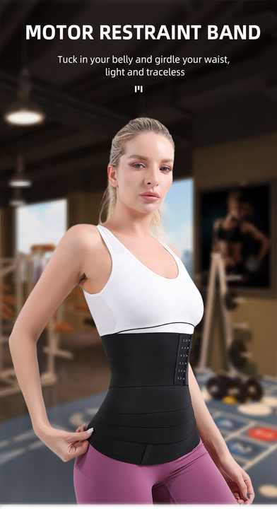 Custom Lose Weight Snatch Me up Bandage Wrap Waist Band Invisible Hook Tummy Trimmer Belt Wrap Waist Trainer Tummy Wrap Shaper