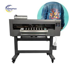 60 cm width DTF garment printing on the film printer I3200 printer heads