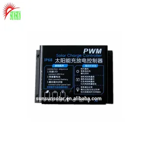 lifepo4 bateria de lítio Mini PWM Auto Carregador de Bateria Do Painel Solar boost 12V/24V 20A PWM controlador de carga solar