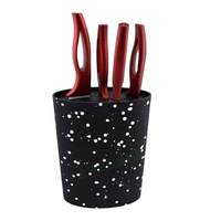Sacs à couteaux pour Chefs cuisiniers 16x22cm porte-couteau universel en plastique de forme ovale avec Insert en Nylon noir