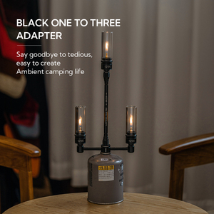 Campingmoon Réchaud de camping portable 3 en 1 Adaptateur de cartouche de gaz butane propane pour cartouche de gaz - Product Image 5