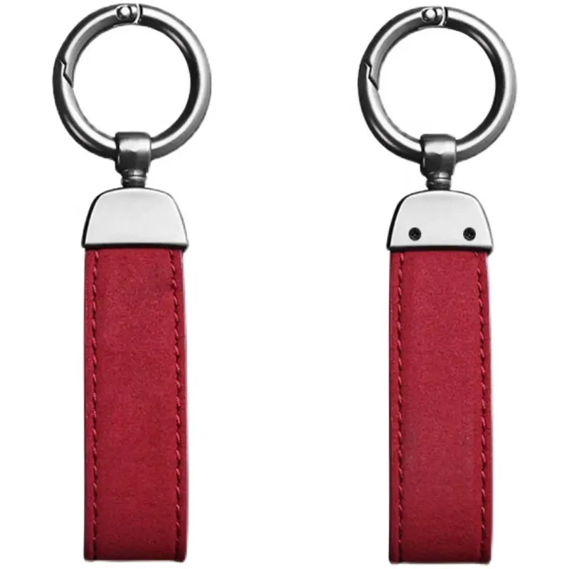 TANAI new arrival Genuine and PU Leather Key Fob Chain Ring Genuine wrist Keychains