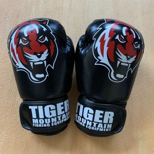 Gants De Boxe En Cuir PU Muay Thai Guantes De Boxeo Sanda Combat Libre MMA <span class=keywords><strong>Kick</strong></span> Boxe Gant D'entraînement <span class=keywords><strong>Pour</strong></span> Hommes Femmes - Product Image 6