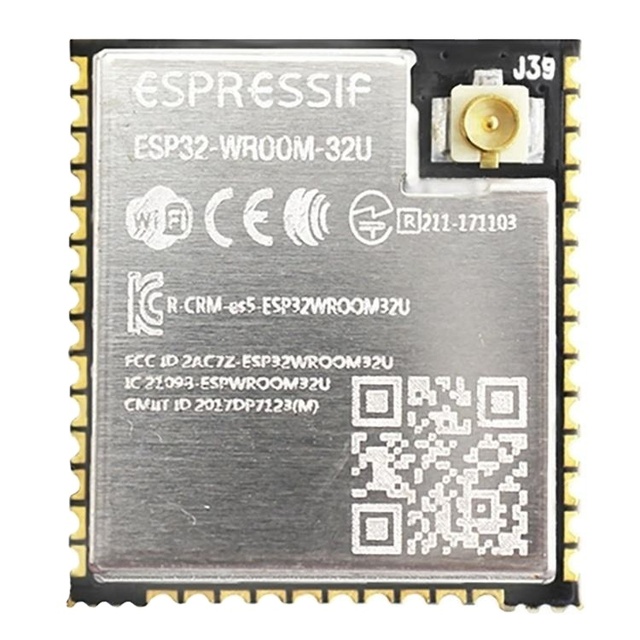 Espressif ESP32 ESP32-WROOM-32U 16MB (128Mbits) SPI flash Wi-Fi+BT+BLE Dual Core SOC wifi module