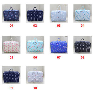 Sacs de rangement, sacs mobiles à fermeture éclair étanches pour vêtements, literie, couette, oreiller, fourre-tout à motif, grand sac de rangement - Product Image 3