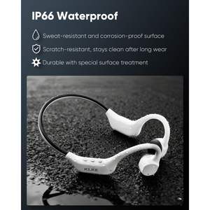 Auriculares de Conducción Ósea KLKE, Resistentes al Agua IP66, Bluetooth, Transductores Dobles, para Correr, Ciclismo, Gimnasio, Deportes - Product Image 6