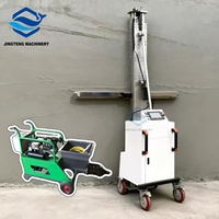 Machine automatique de rendu de ciment 3M Machine de rendu de robot de plâtrage de mur de niveau de lissage