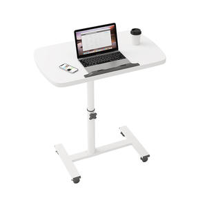 Table d'appoint de canapé mobile, réglable en hauteur, rétractable, petite table de salon, bureau à domicile, étagère d'ordinateur pour chambre, table de chevet en MDF - Product Image 5