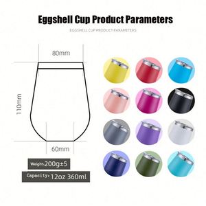 Ys45 Custom Logo 12oz/360ml Baking Utensilsl <b>Mug</b> Double Coffee Spoonse Insulation Travel <b>Cute</b> Party Beer <b>Mugs</b> Wine Cup with Lid - Product Image 4