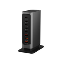 Bloc chargeur rapide USB-C 500W, station de charge USB 8 ports, station de charge rapide GaN 3 Pro double port 100W PD PPS pour iPhone 17