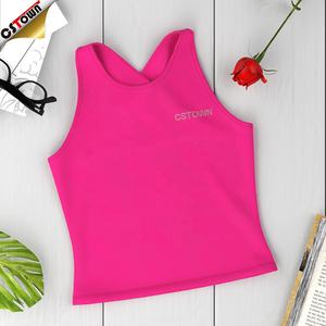Nouveautés Tops Débardeur ajusté à séchage rapide Gym Sports <span class=keywords><strong>Yoga</strong></span> Filles Débardeurs - Product Image 6