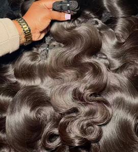 Caribbean <strong>Curl</strong> Raw Vietnamese Hair Raw Indian Hair Raw Cambodian Hair Raw Burmese Curly Raw Brazilian Hair Raw Human Hair Bundle - Product Image 3