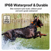 Traceur GPS 4G LTE longue portée pour chien de chasse, dispositif de suivi portable VHF étanche IP68 10KM avec fonction d'appel pour l'entraînement des chiens de chasse