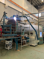 Extracteur de fumées de soudage mobile à double bras, collecteur de poussière industriel pour le soudage, le meulage, le polissage et l'élimination des fumées