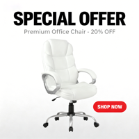 Chaise de bureau pivotante ergonomique blanche de luxe moderne à bras réglables de conception néerlandaise pour cadres dirigeants, confort tout au long de la journée
