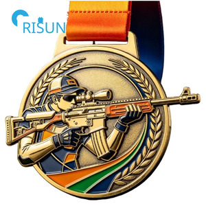 Medalla Deportiva Personalizada Grabable para Tiro con Pistola Neumática, Rifle de Aire, Deportes de Tiro, Medallón Personalizado para Rifle - Product Image 6