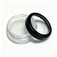 Pot à poudre minérale personnalisé, conteneur de poudre libre, emballage cosmétique avec couvercle tamis