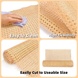 Anyaman Rotan Alami Setengah Lingkaran Tertutup dengan Inti Rotan Mentah untuk Furnitur Luar Ruangan - Product Image 4