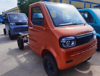 Mini Camioneta Eléctrica China, Vehículo de Transporte Eléctrico, Camioneta Eléctrica de 2 Puertas con Cabina de Conducción Cerrada, Mini Camioneta Eléctrica de 4 Ruedas