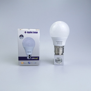 Bóng đèn LED tiết kiệm năng lượng Ingelec A60, nhựa, siêu sáng, dùng cho gia đình, chân E27, màu trắng, ánh sáng ấm, đạt chứng nhận <span class=keywords><strong>Energy</strong></span> Star - Product Image 2
