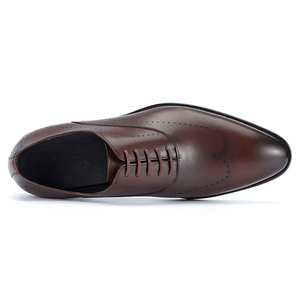 Zapatos de Negocios Personalizados de Cuero Vacuno Puro, Oxfords Duraderos para Oficina, Posición Superior, Temporada de Otoño - Product Image 3