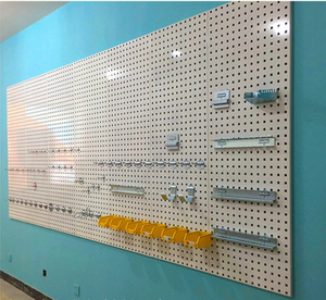 ペグボード壁オーガナイザー亜鉛メッキプレートスチール穴あきパウダーコーティングツール/キッチン/ベッドルーム用 - Product Image 6