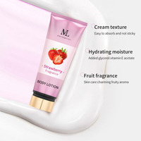 Crème hydratante pour le corps à la fragrance de fruits biologiques en gros sur mesure, OEM, crème éclaircissante pour le corps Victoria Secret