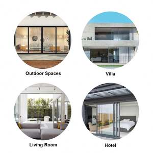 Porte coulissante en verre aluminium sur mesure, à rupture de pont thermique, double vitrage, insonorisée, BALOM - Product Image 5