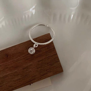 S925 Sterling Silver <b>Ring</b> For Women Simple <b>Open</b> Design Elegant Stackable Everyday Wear Jewelry - Product Image 2