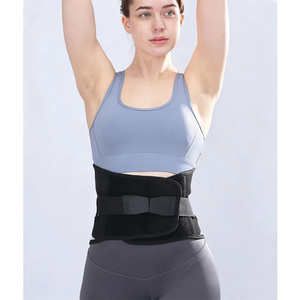 <span class=keywords><strong>Ceinture</strong></span> <span class=keywords><strong>de</strong></span> soutien lombaire respirante unisexe avec sangles réglables et coussin lombaire amovible pour la protection sportive et l'usage quotidien - Product Image 3