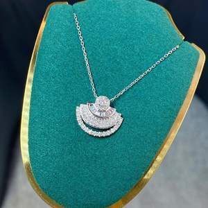 Collier pendentif petite planète univers en argent sterling S925 avec diamants étincelants, design de niche, chaîne de clavicule pour cadeau d'anniversaire - Product Image 5