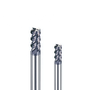 Fraise en bout à grande vitesse outils de coupe plats en carbure solide indexable HRC65 4 flûtes fraise CNC <span class=keywords><strong>UEX</strong></span> pour métal - Product Image 6