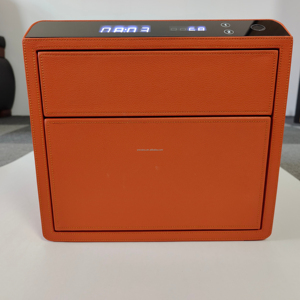 Safe Deposit Box Digital Electronic Safe Fingerprint lock Double deck wjw-06 Smart Fingerprint Jewelry Storage Box in Stock
