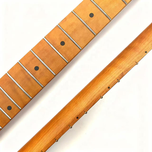 Mástil de Guitarra de Arce Tostado de 22 Trastes con Acabado Nitro Personalizado para Reemplazo de Guitarra ST, Gran Venta - Product Image 5