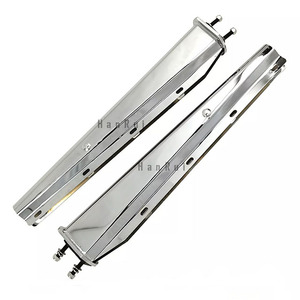 30" Chrome Mud Flap Hangers 2.5" Bolt Space for Semi <strong>Trucks</strong> for Volvo <strong>Mack</strong> Peterbilt Kenworth Freightliner - Product Image 1