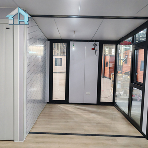 Unité en acier massif transformée en bureau conteneurisé et <span class=keywords><strong>maison</strong></span> transportable, adaptée à une utilisation comme bureau de chantier dans un conteneur de 20 pieds. - Product Image 4