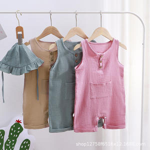 Tutina Estiva Casual in Garza di Cotone per Neonati, Design Personalizzabile, Approvazione Disegni e Lavorazione - Product Image 5